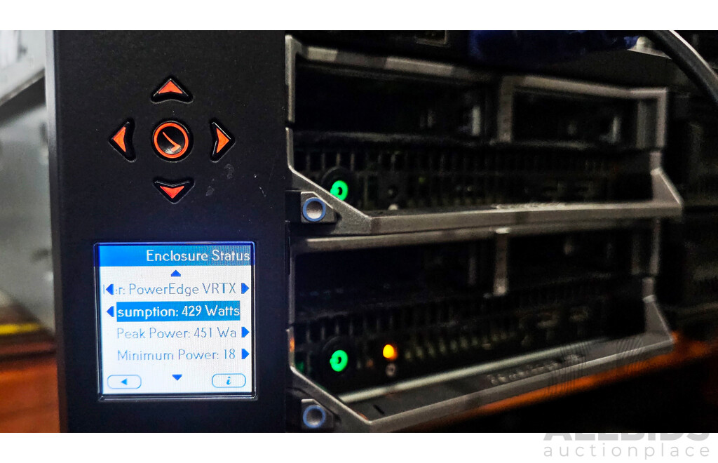 Dell PowerEdge VRTX 4-Slot Blade Chassis W/ 2x PowerEdge M630 Dual Intel Xeon (E5-2630 V4) 2.20GHz-3.10GHz 10-Core CPU Server