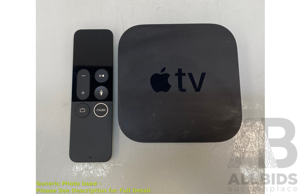 Apple TV (A1625) 4th Generation HD Media Streamer