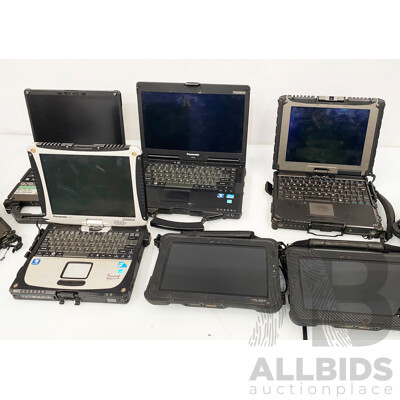 Assorted Lot of Rugged Laptops and Tablets