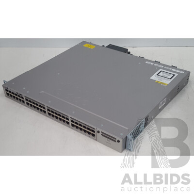 Cisco (WS-C3850-48P-L) Catalyst 3850 48 PoE+ 48-Port Gigabit Switch