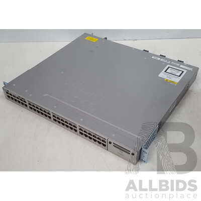 Cisco (WS-C3850-48P-L) Catalyst 3850 48 PoE+ 48-Port Gigabit Switch