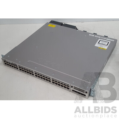 Cisco (WS-C3850-48P-L) Catalyst 3850 48 PoE+ 48-Port Gigabit Switch