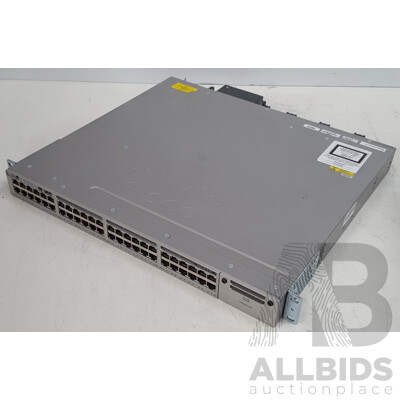 Cisco (WS-C3850-48P-L) Catalyst 3850 48 PoE+ 48-Port Gigabit Switch