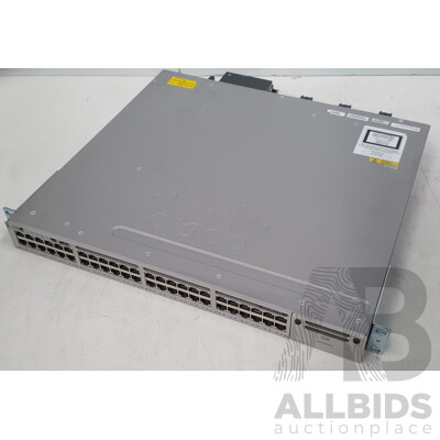 Cisco (WS-C3850-48P-L) Catalyst 3850 48 PoE+ 48-Port Gigabit Switch