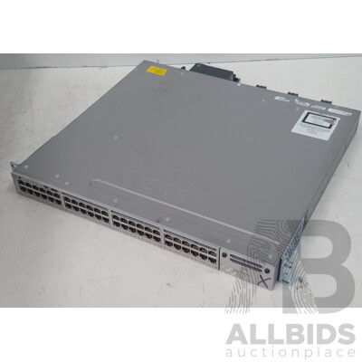 Cisco (WS-C3850-48U-L) Catalyst 3850 48 UPOE 48-Port Gigabit Ethernet Switch