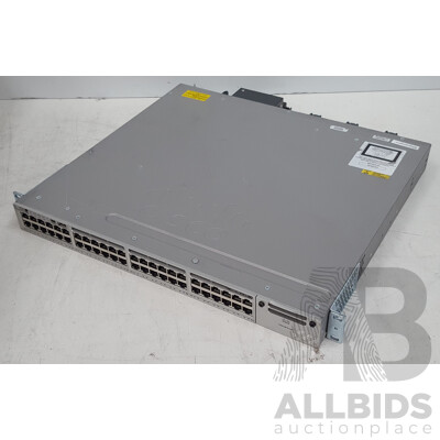 Cisco (WS-C3850-48U-L) Catalyst 3850 48 UPOE 48-Port Gigabit Ethernet Switch