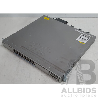 Cisco (WS-C3850-24XUL) Catalyst 3850-24X UPoE 24-Port 10Gigabit Ethernet Switch