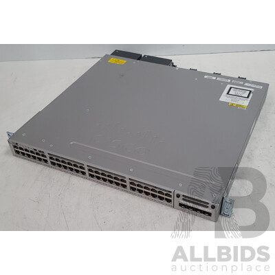Cisco (WS-C3850-48P-L) Catalyst 3850 48 PoE+ 48-Port Gigabit Switch
