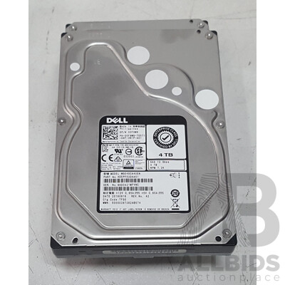 Dell 4TB SAS 7.2K 3.5-Inch Hard Drive - Lot of Two