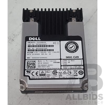 Dell 960GB SAS 12Gbps 2.5-Inch Solid State Drive