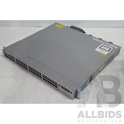 Cisco (WS-C3850-48P-L) Catalyst 3850 48 PoE+ 48-Port Gigabit Switch