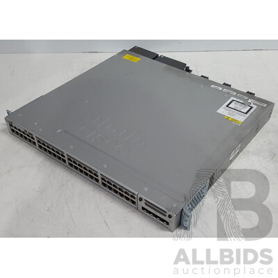 Cisco (WS-C3850-48P-L) Catalyst 3850 48 PoE+ 48-Port Gigabit Switch
