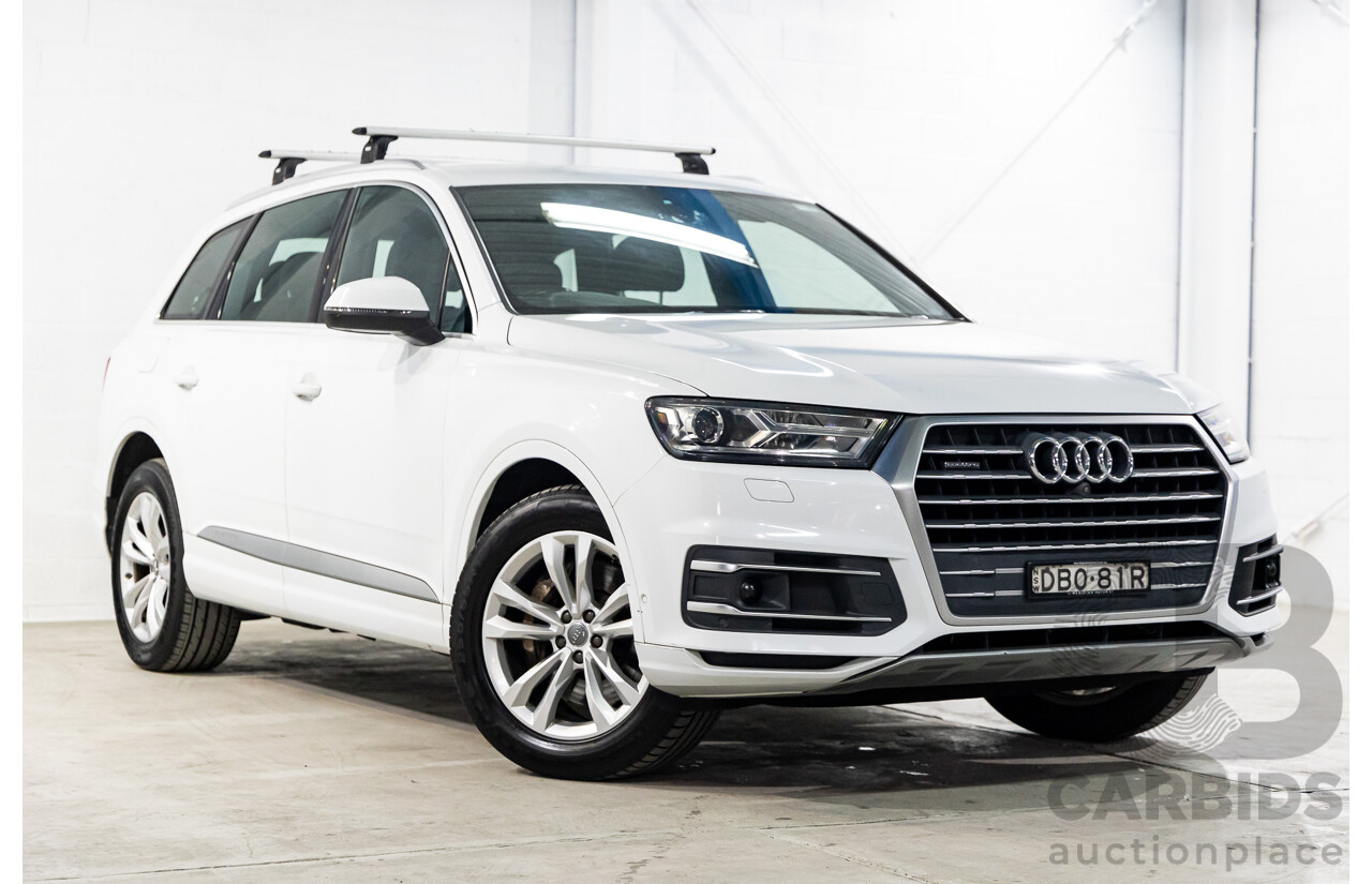 11/2015 Audi Q7 3.0 TDI Quattro 4M 4d Wagon Carrara White Turbo Diesel 3.0L - 7 Seater