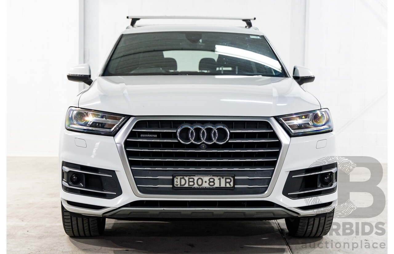 11/2015 Audi Q7 3.0 TDI Quattro 4M 4d Wagon Carrara White Turbo Diesel 3.0L - 7 Seater