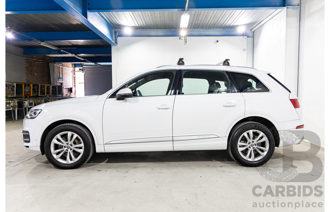 11/2015 Audi Q7 3.0 TDI Quattro 4M 4d Wagon Carrara White Turbo Diesel 3.0L - 7 Seater