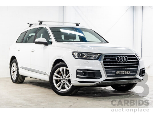 11/2015 Audi Q7 3.0 TDI Quattro 4M 4d Wagon Carrara White Turbo Diesel 3.0L - 7 Seater