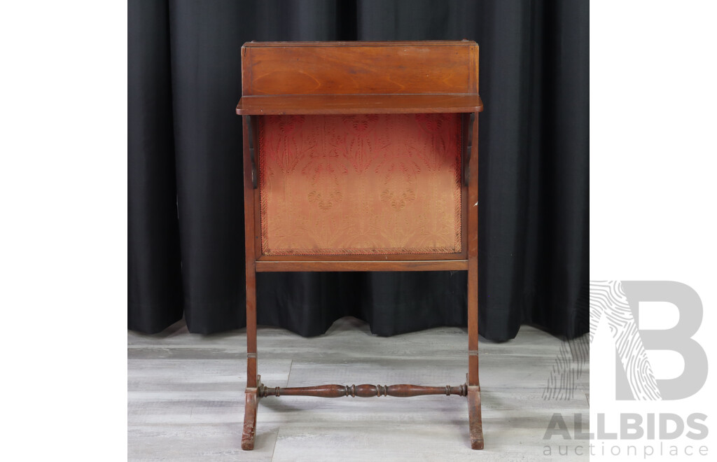 Antique Cedar Folding Campaign Chruch Kneeler