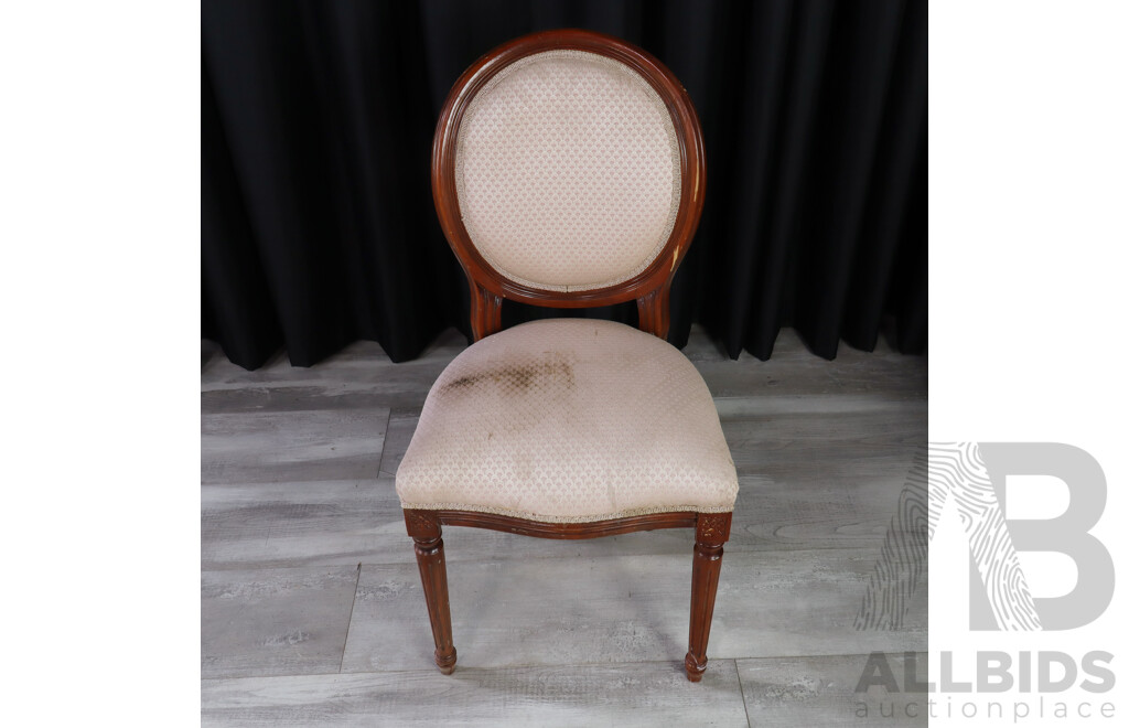 Anglo- Chinese Blackbean Side Chair and Another