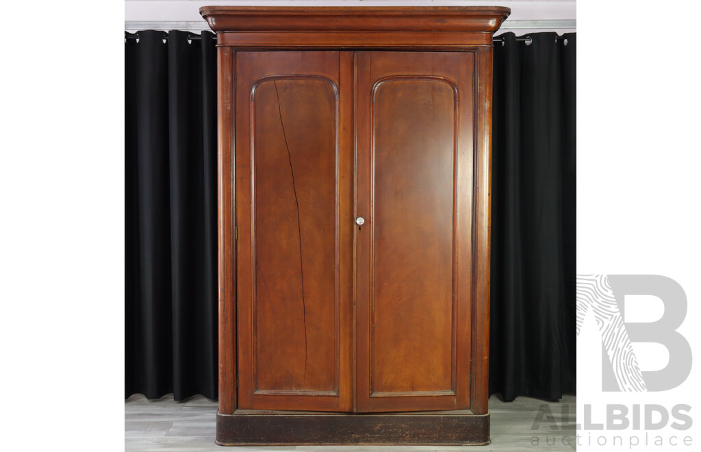 Mahogany Victorian Wardrobe