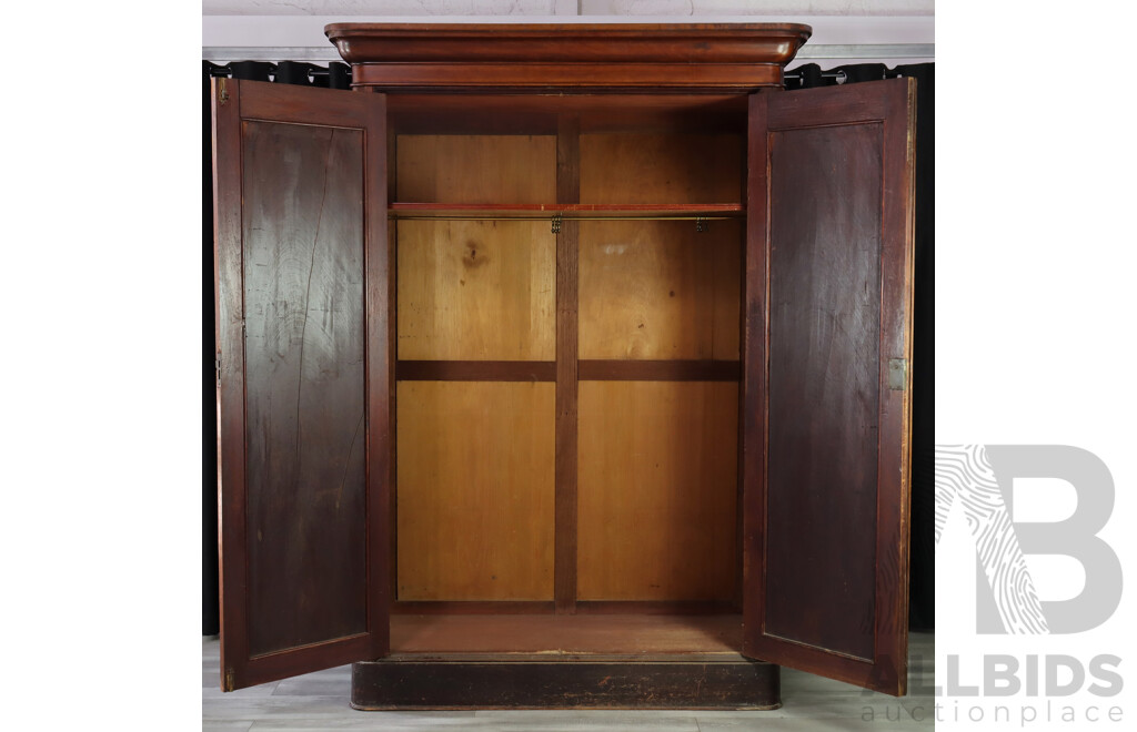 Mahogany Victorian Wardrobe