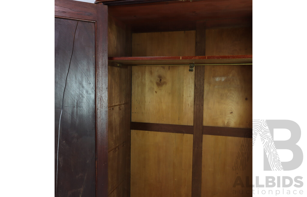 Mahogany Victorian Wardrobe