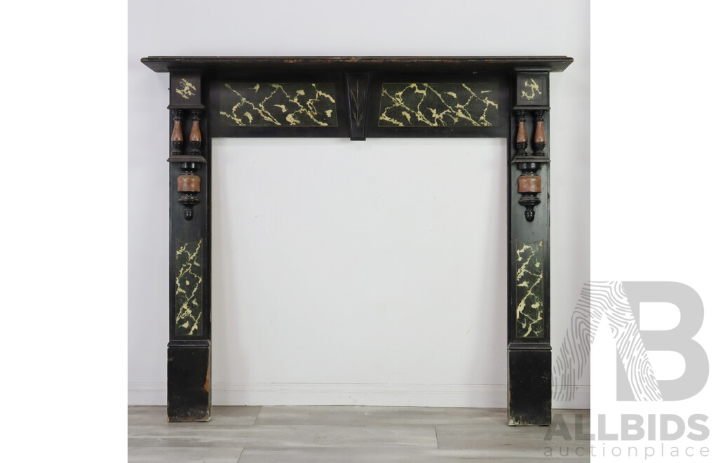 Painted Timber Fire Surround