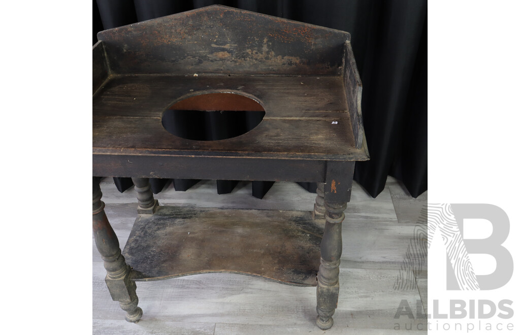 Rustic Cedar Wash Stand Base