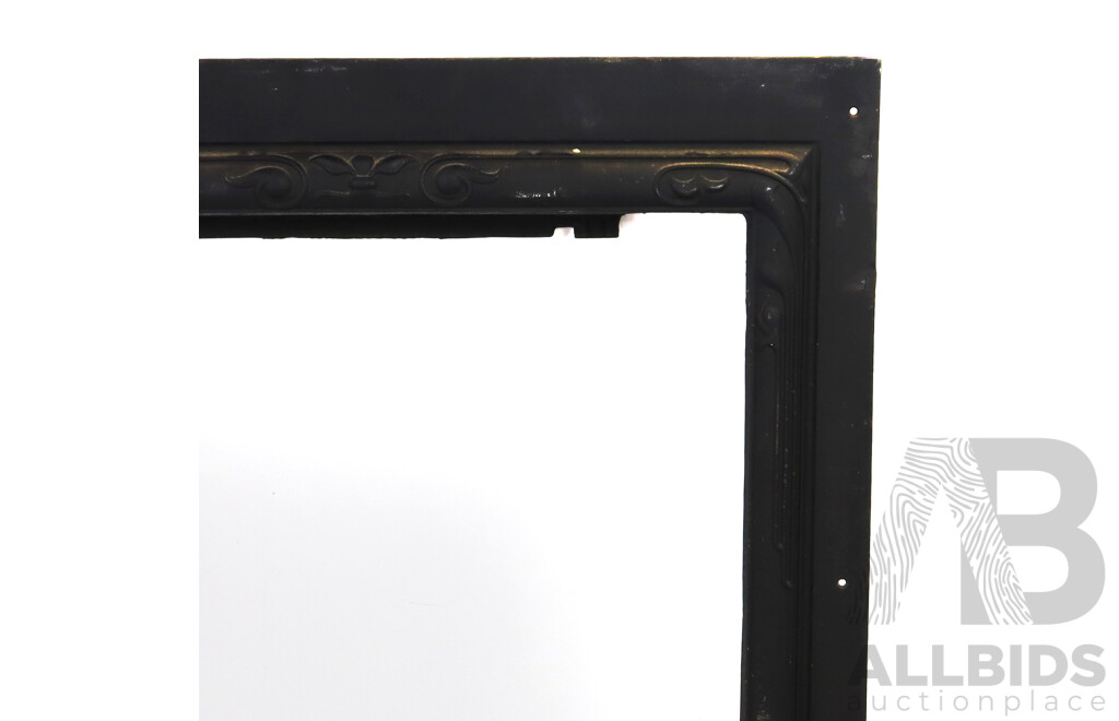 Victorian Cast Iron Fireplace Aperture Surround