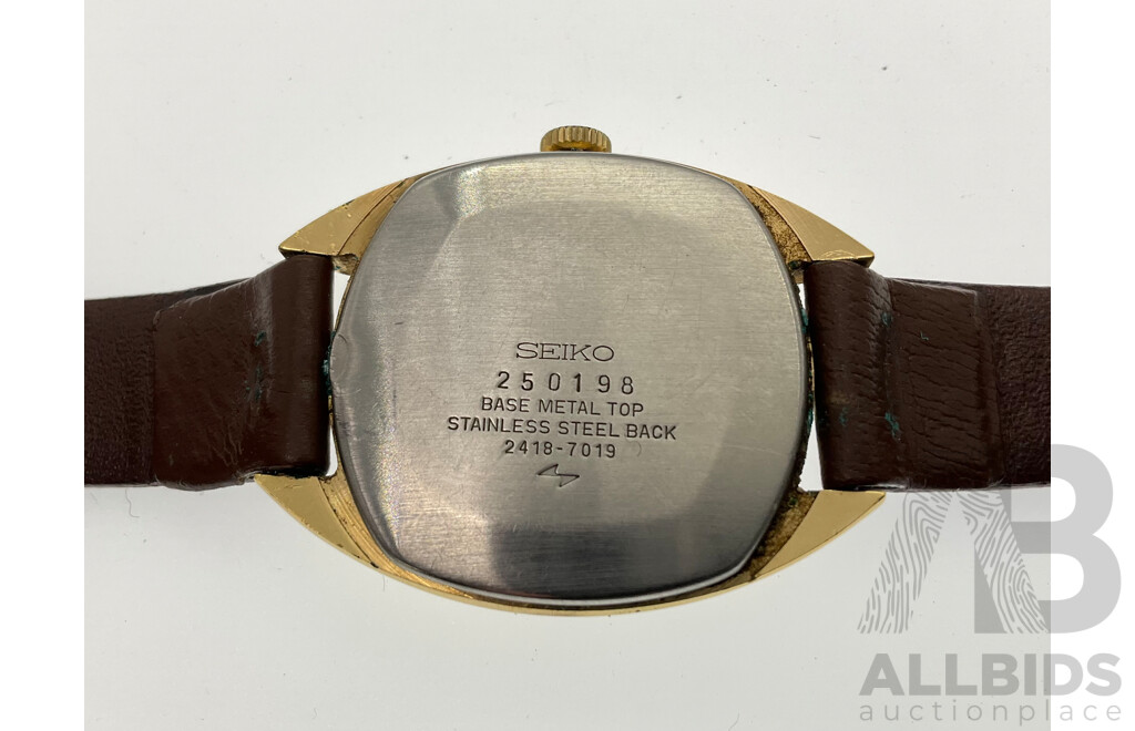 Vintage Seiko Twenty Three Jewels Hi-Beat Wrist Watch with Date Function