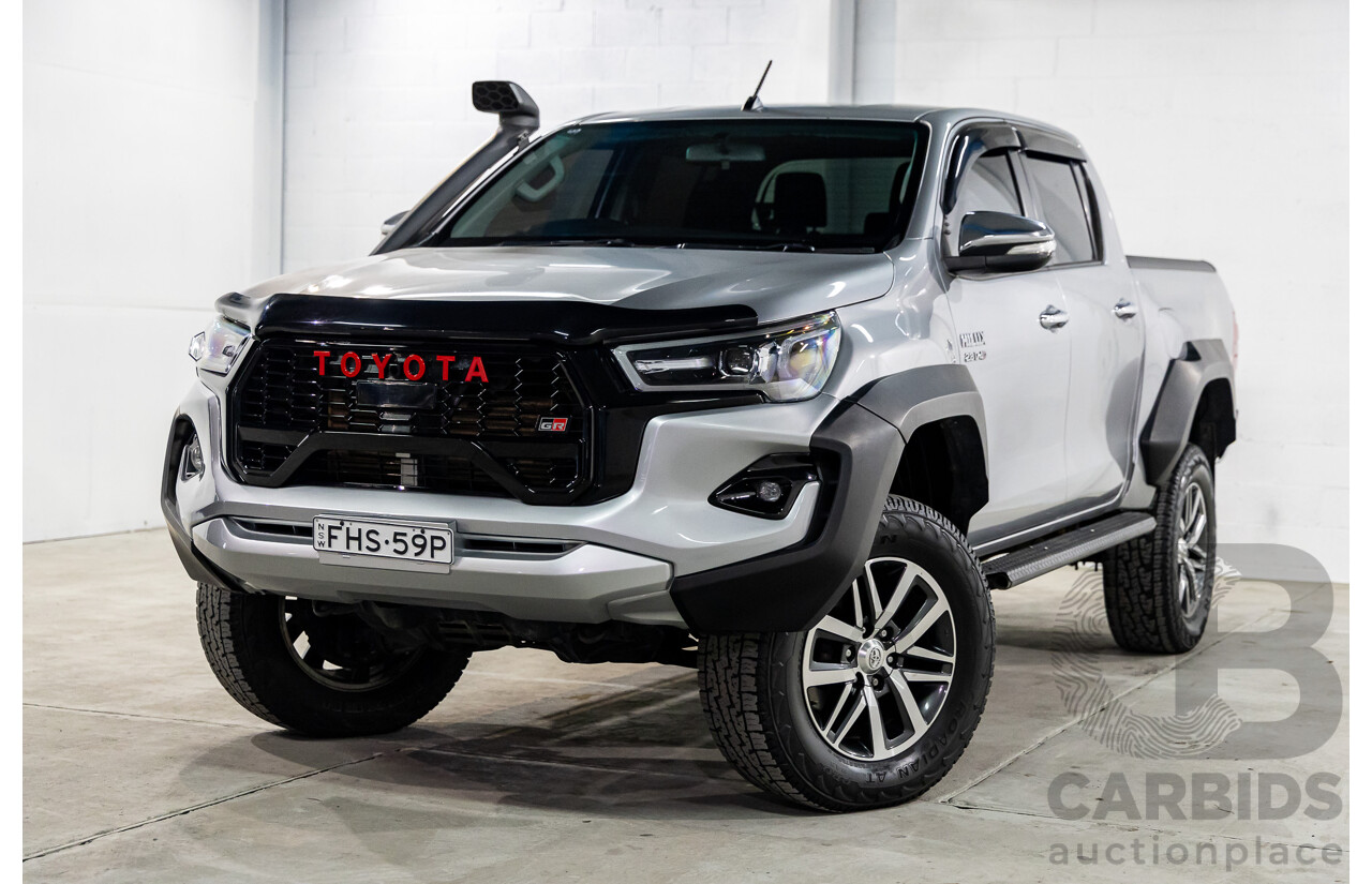 02/2017 Toyota Hilux SR5 (4x4) GUN126R Dual Cab Utility Silver Sky Metallic Turbo Diesel 2.8L