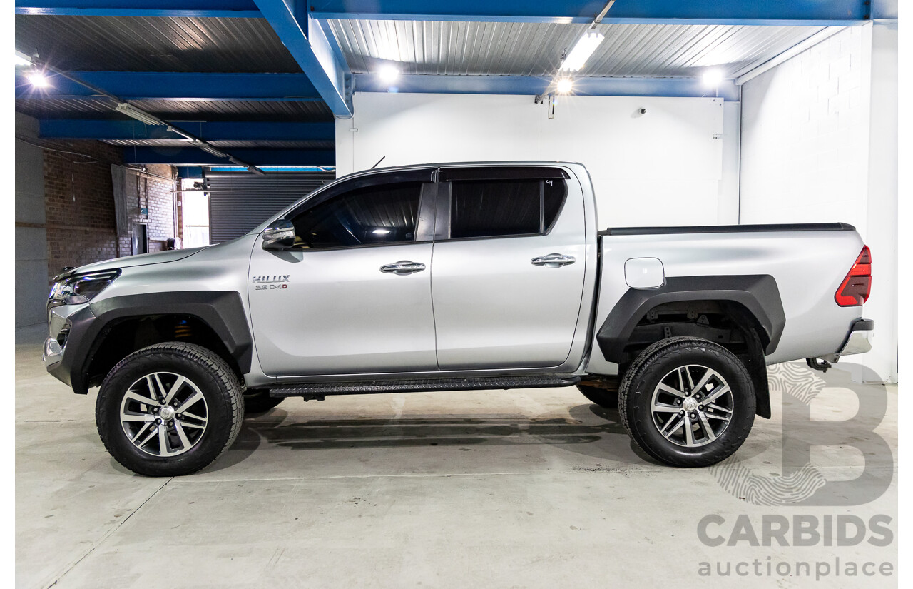 02/2017 Toyota Hilux SR5 (4x4) GUN126R Dual Cab Utility Silver Sky Metallic Turbo Diesel 2.8L