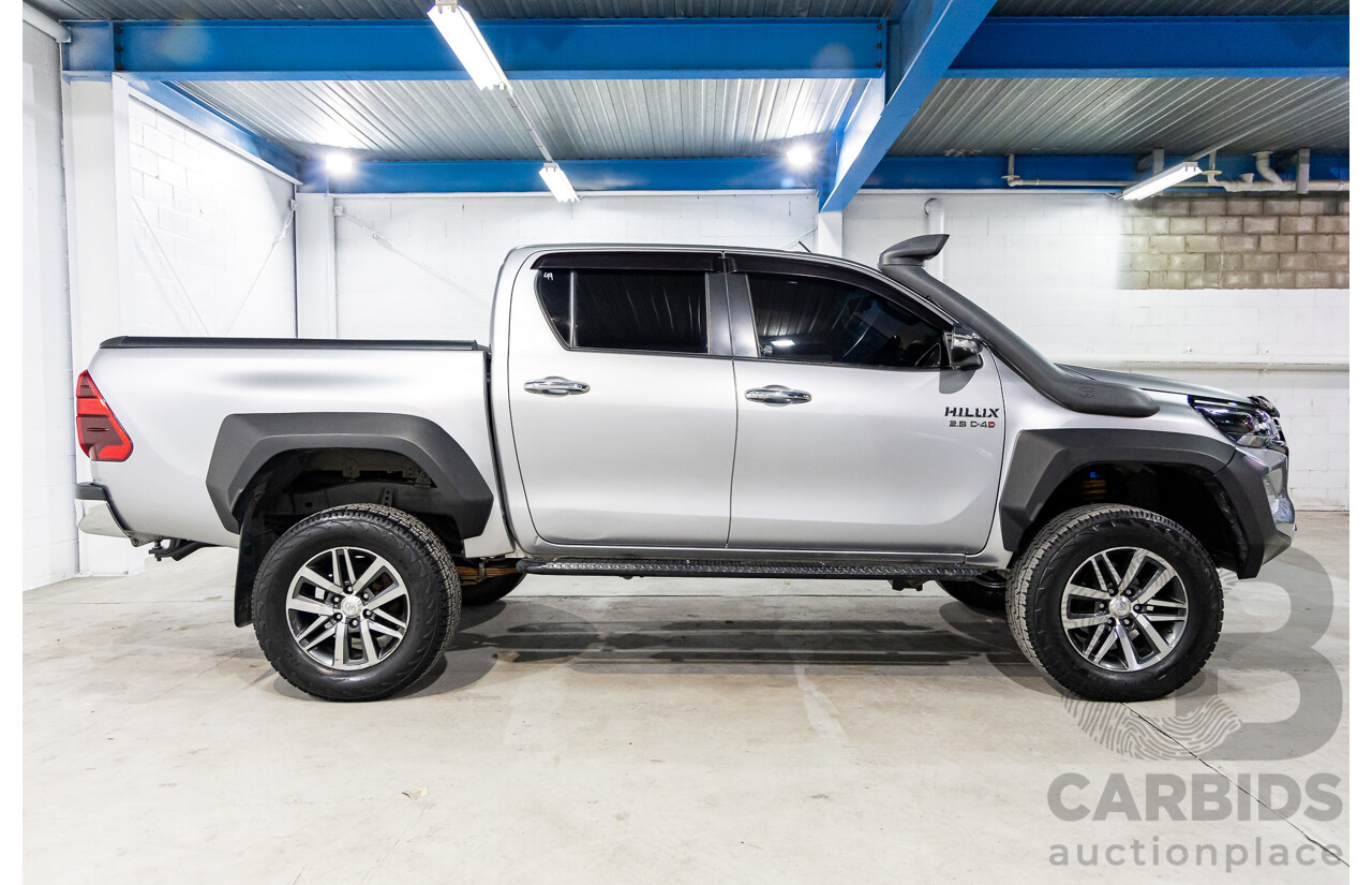 02/2017 Toyota Hilux SR5 (4x4) GUN126R Dual Cab Utility Silver Sky Metallic Turbo Diesel 2.8L