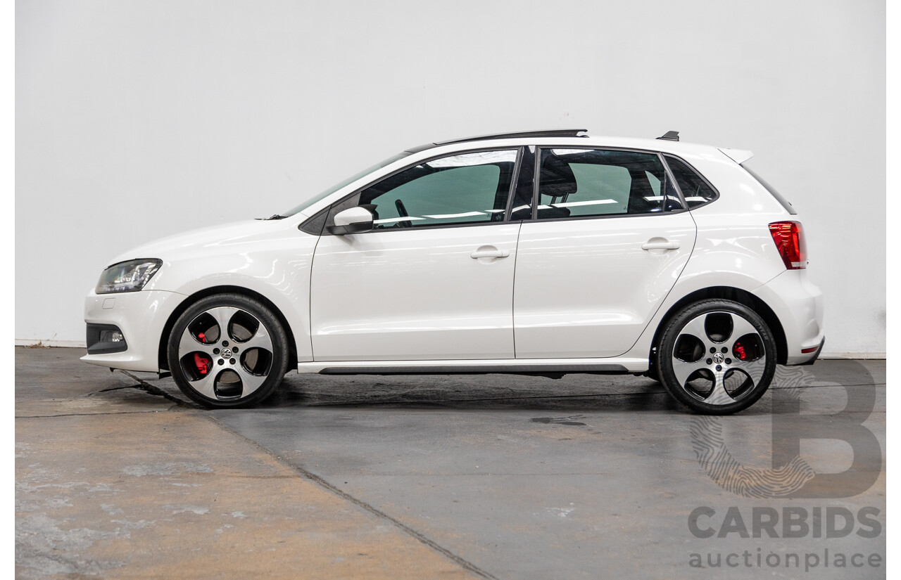 9/2013 Volkswagen Polo GTi 6R MY13.5 5d Hatchback Candy White Twincharged 1.4L