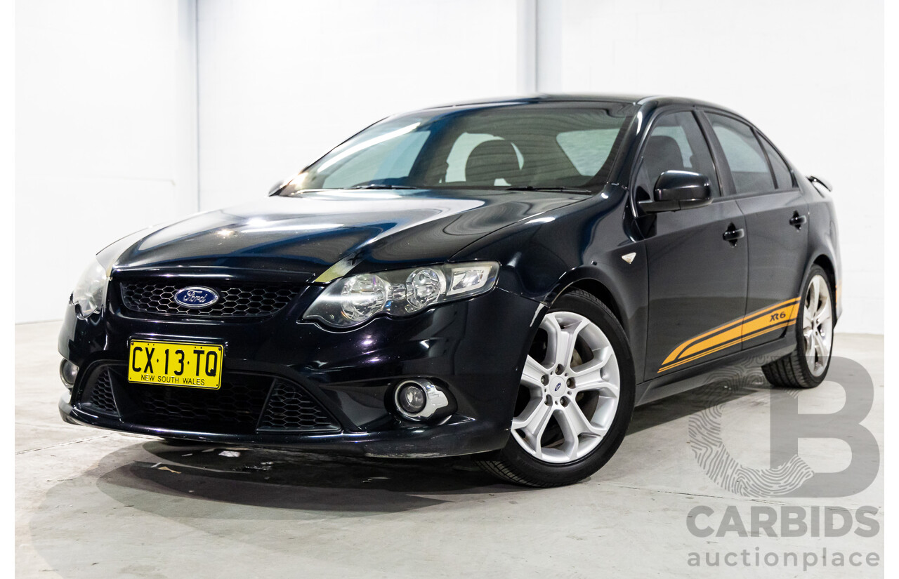 5/2009 Ford Falcon XR6 FG 4d Sedan Panther Black 4.0L