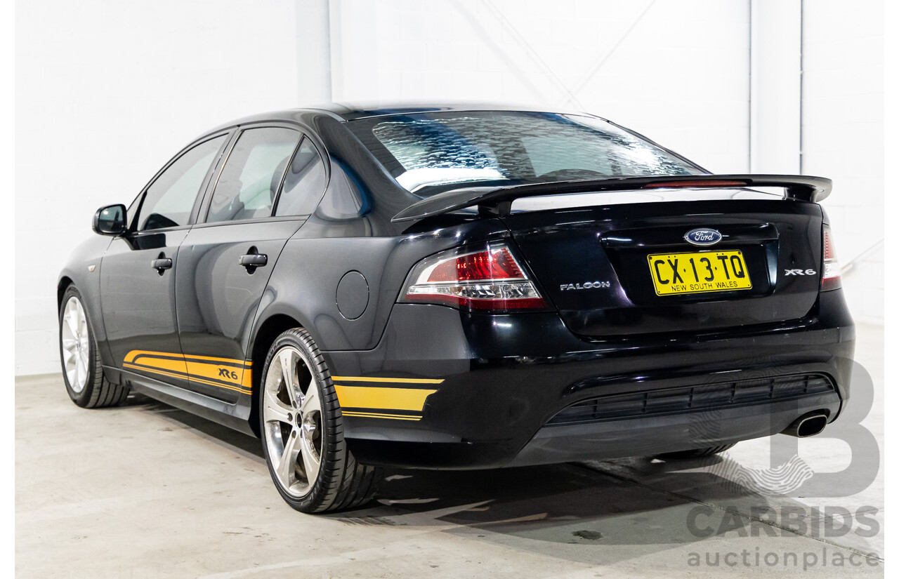 5/2009 Ford Falcon XR6 FG 4d Sedan Panther Black 4.0L