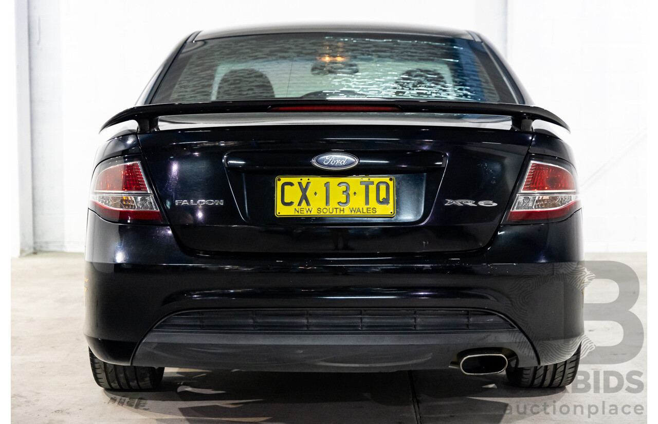 5/2009 Ford Falcon XR6 FG 4d Sedan Panther Black 4.0L