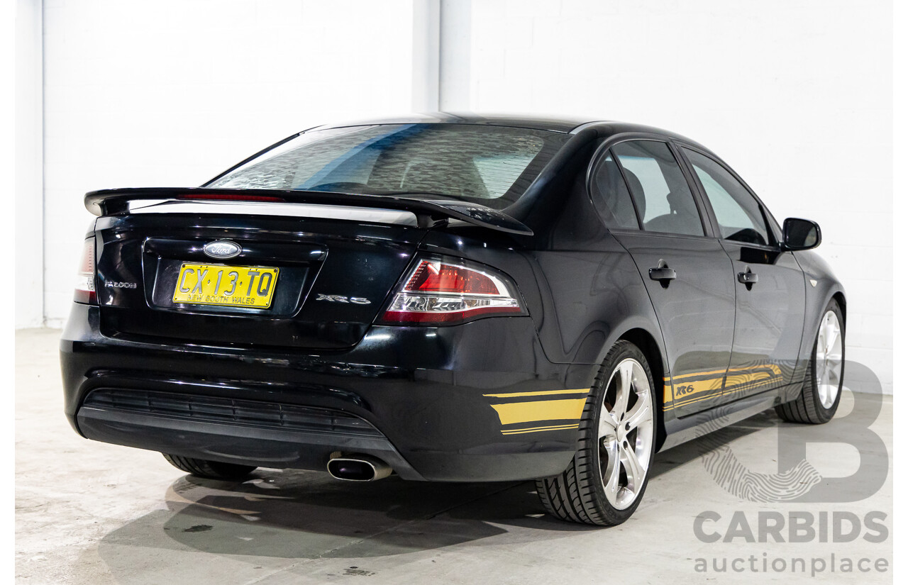 5/2009 Ford Falcon XR6 FG 4d Sedan Panther Black 4.0L