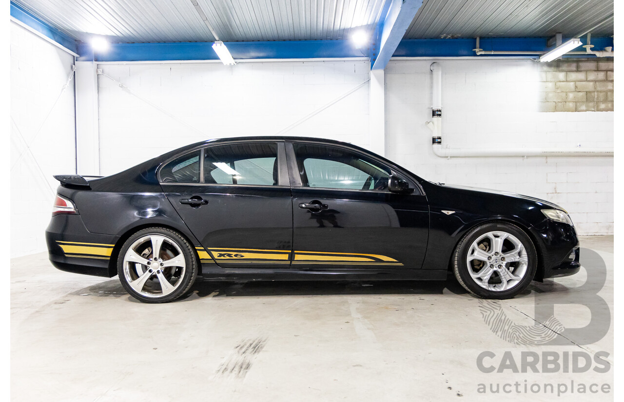 5/2009 Ford Falcon XR6 FG 4d Sedan Panther Black 4.0L