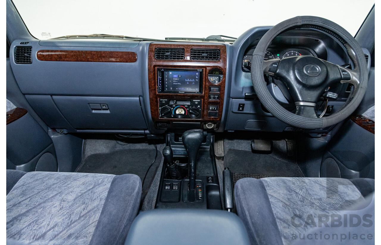 5/1998 Toyota Landcruiser Prado Grande VX (4x4) VZJ95R 4d Wagon Beaujolais Red Metallic V6 3.4L - 7 Seater