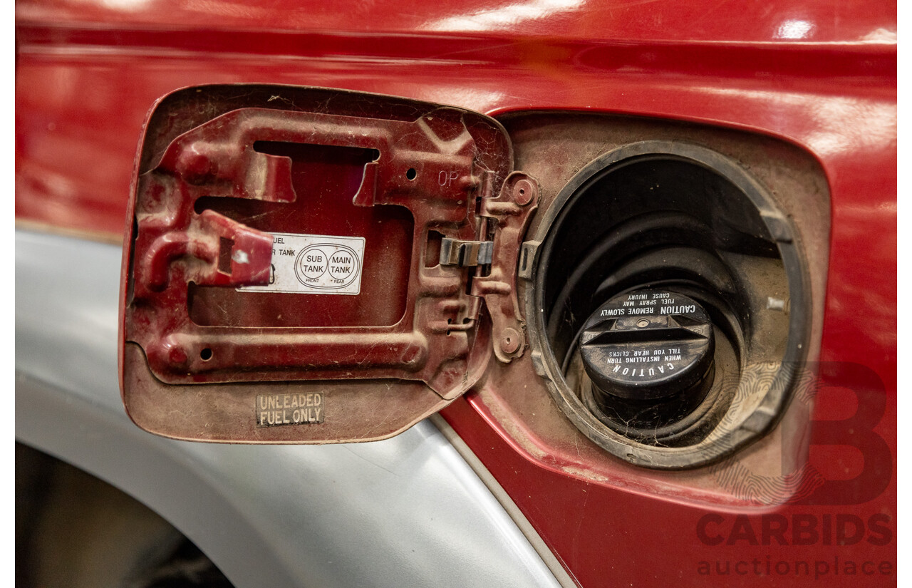 5/1998 Toyota Landcruiser Prado Grande VX (4x4) VZJ95R 4d Wagon Beaujolais Red Metallic V6 3.4L - 7 Seater