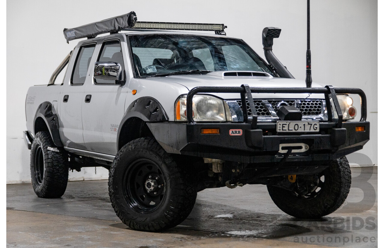 12/2012 Nissan Navara ST-R (4x4) D22 SERIES 5 Dual Cab P/Up Brilliant Silver Metallic Turbo Diesel 2.5L