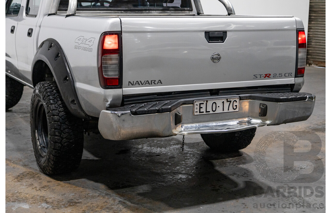 12/2012 Nissan Navara ST-R (4x4) D22 SERIES 5 Dual Cab P/Up Brilliant Silver Metallic Turbo Diesel 2.5L