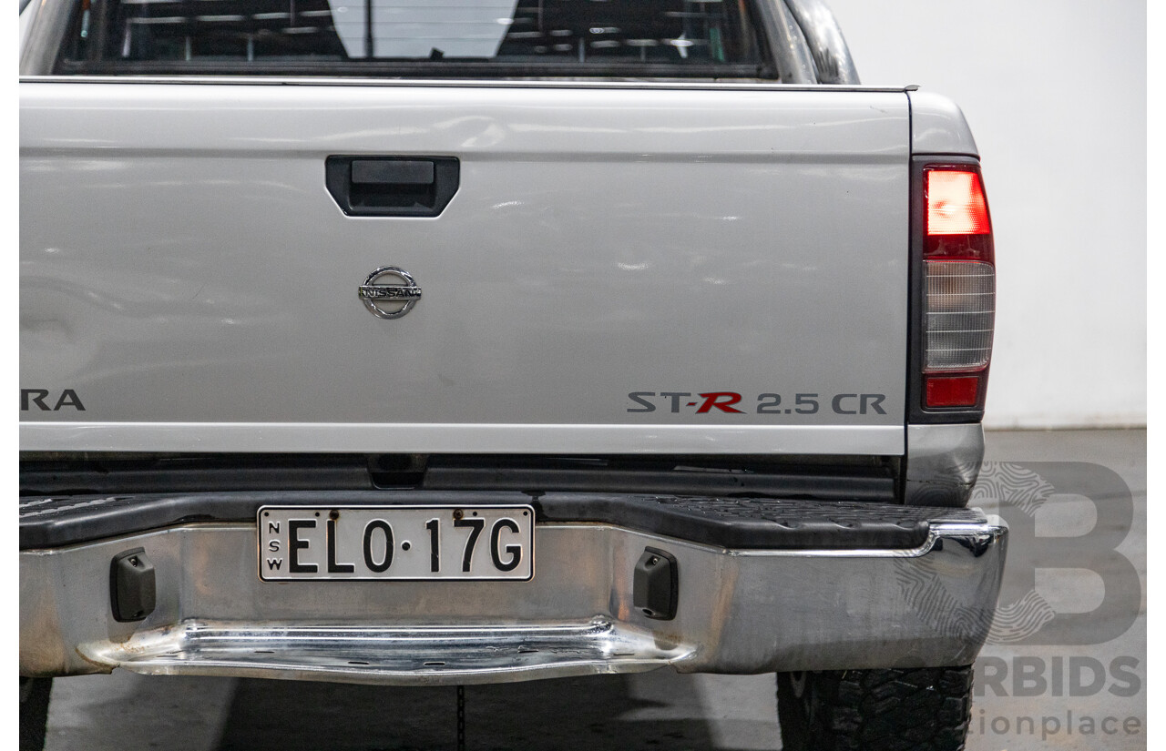 12/2012 Nissan Navara ST-R (4x4) D22 SERIES 5 Dual Cab P/Up Brilliant Silver Metallic Turbo Diesel 2.5L