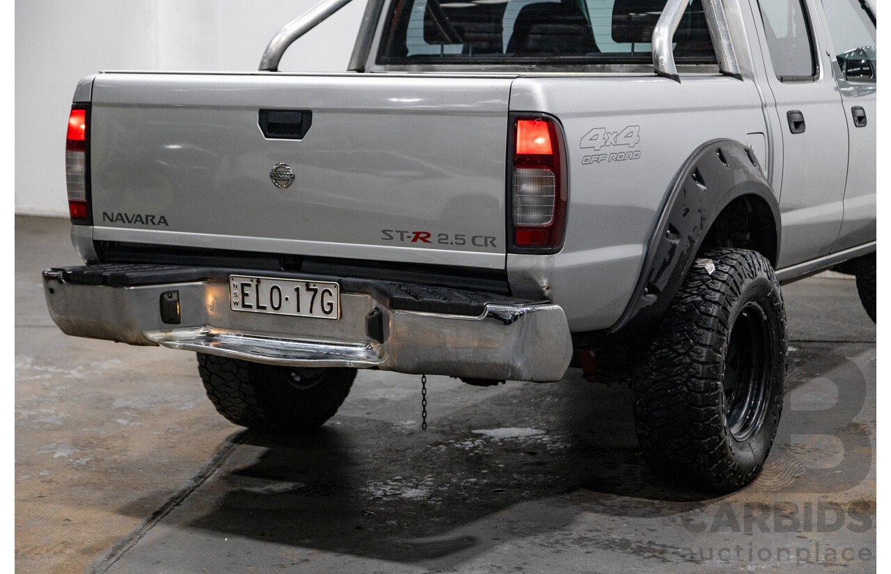 12/2012 Nissan Navara ST-R (4x4) D22 SERIES 5 Dual Cab P/Up Brilliant Silver Metallic Turbo Diesel 2.5L