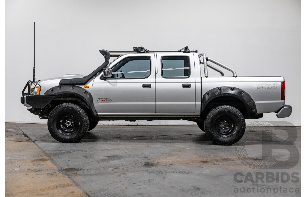 12/2012 Nissan Navara ST-R (4x4) D22 SERIES 5 Dual Cab P/Up Brilliant Silver Metallic Turbo Diesel 2.5L