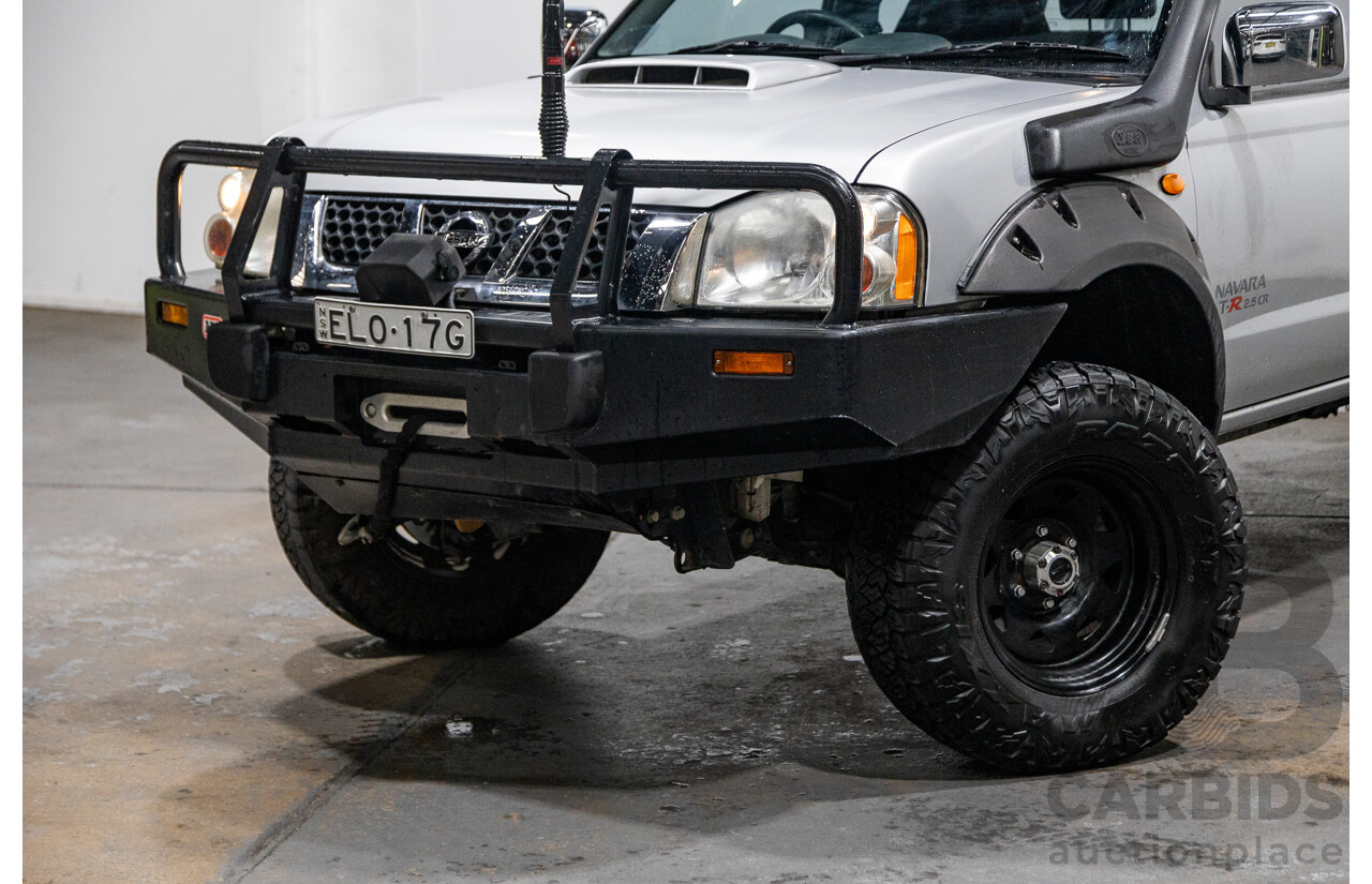 12/2012 Nissan Navara ST-R (4x4) D22 SERIES 5 Dual Cab P/Up Brilliant Silver Metallic Turbo Diesel 2.5L