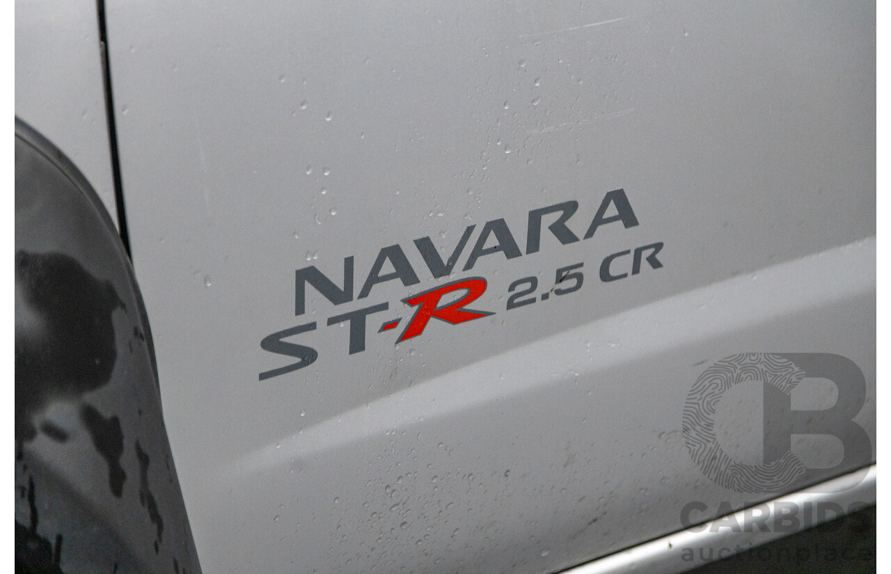 12/2012 Nissan Navara ST-R (4x4) D22 SERIES 5 Dual Cab P/Up Brilliant Silver Metallic Turbo Diesel 2.5L