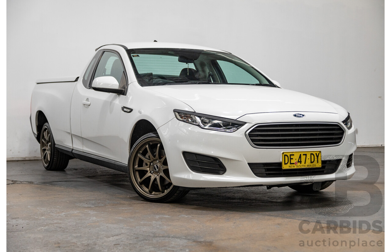 9/2015 Ford Falcon (LPI) FG X Utility White 4.0L - Dedicated LPG