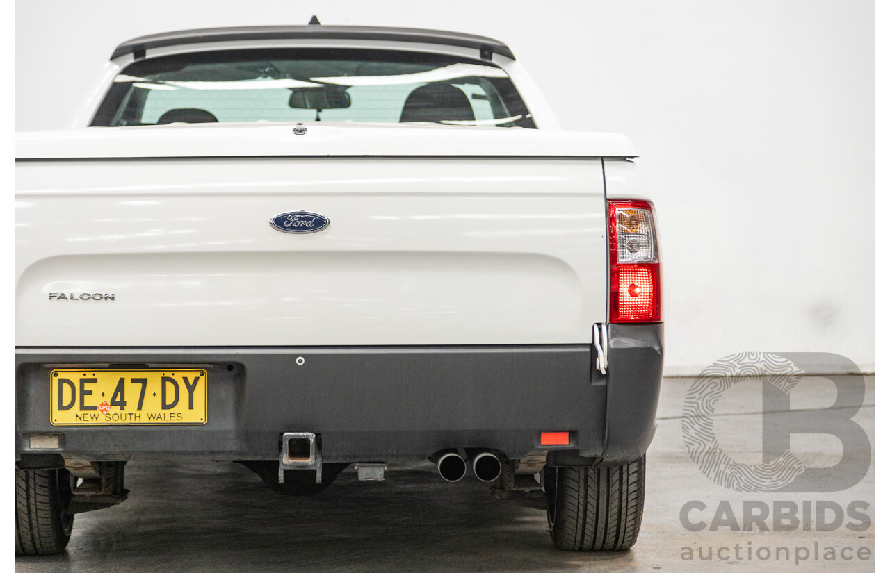 9/2015 Ford Falcon (LPI) FG X Utility White 4.0L - Dedicated LPG