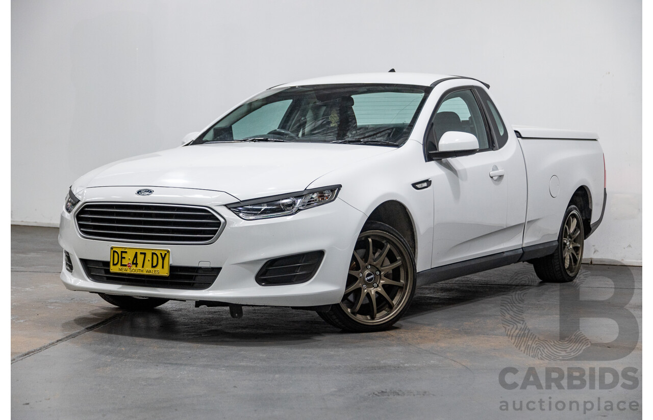 9/2015 Ford Falcon (LPI) FG X Utility White 4.0L - Dedicated LPG